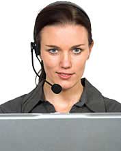 Woman in phone