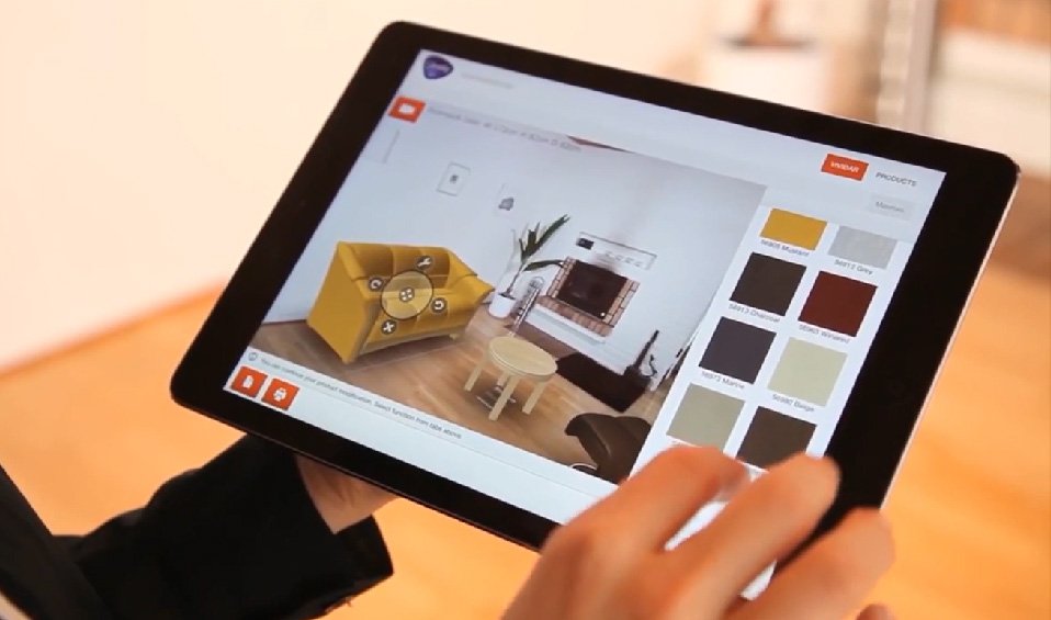 ar-enabled furnishing app